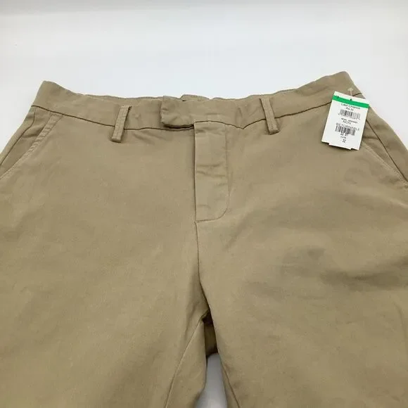 Hudson Jeans Mens Tailored Fit Jogger Twill Chino Pants‎ Tan Size 32 x 29 NWT